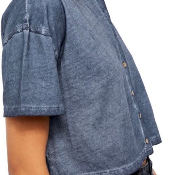 Free People Weekend Rush Navy NWT XS - Picture 5 of 9